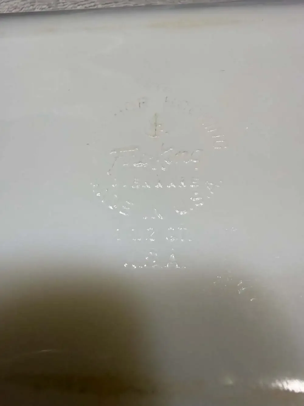 Fire-King white milk